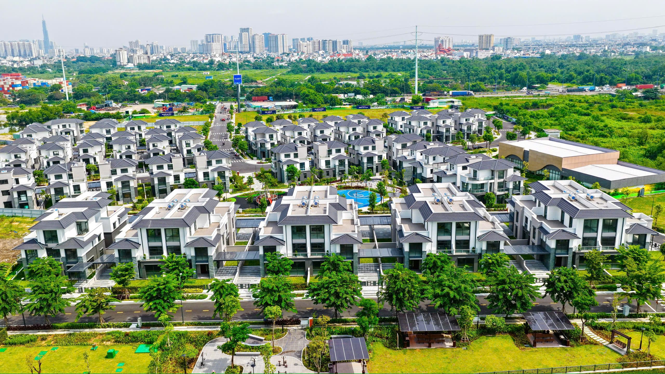 Cập nhật tiến độ dự án Gladia Khang Điền