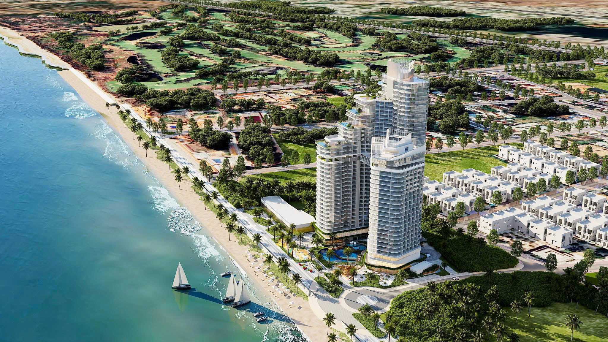 Phối cảnh tổng thể dự án Solina Vũng Tàu.