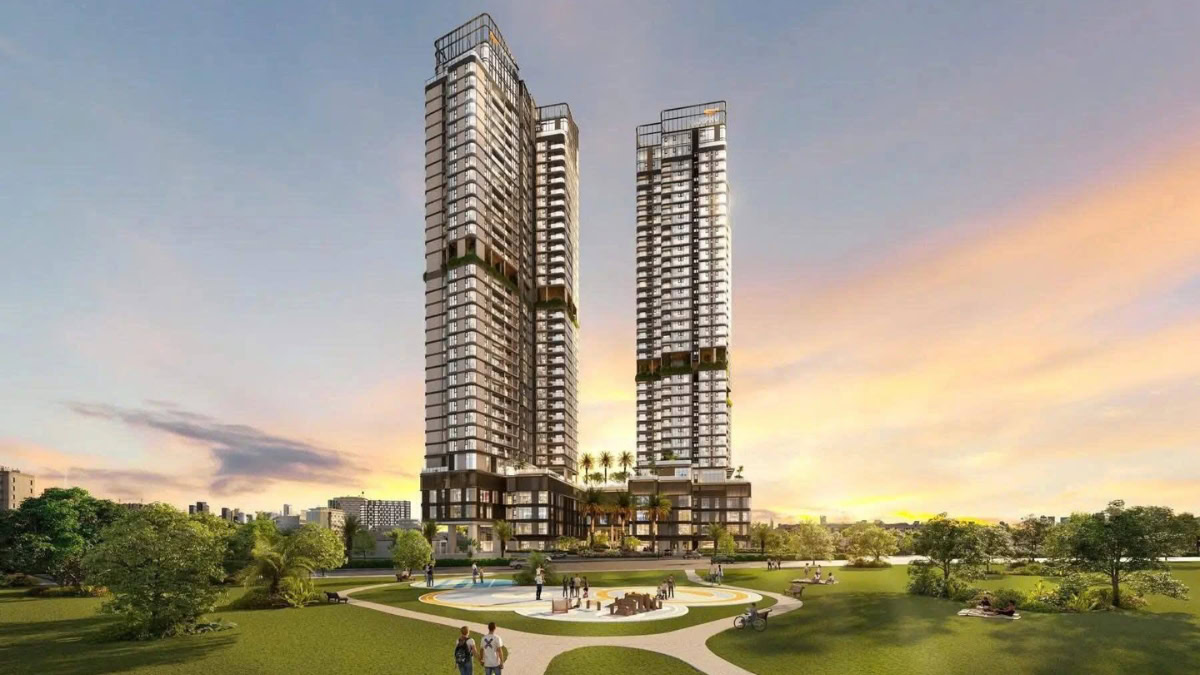 Không gian sống xanh chuẩn Wellness với thiết kế mở đón gió sông tại dự án Vlasta Premier Phú Thuận.